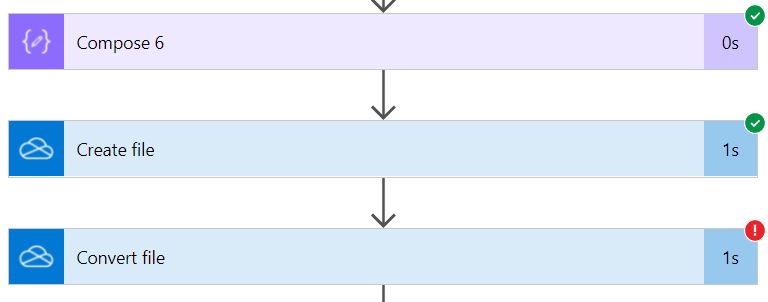 KamranMasroor's tweet image. Experiencing an issue with the OneDrive Convert file action - Power Automate.
#PowerAutomate #PowerAutomateFlow #PowerAddict @aprildunnam @ShanesCows @that_API_guy @Flow_Joe_ @rezadorrani @deepak_s22