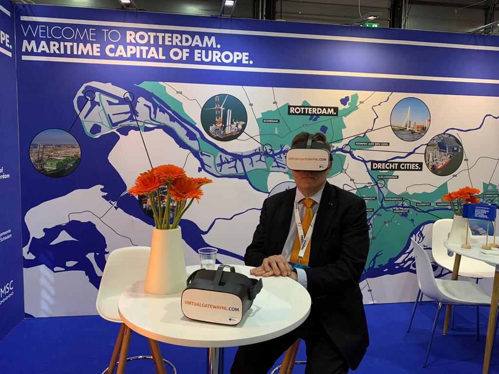 CapitalMaritime's tweet photo. Today @JohnGroffen, NL Ambassador in Norway launched the Virtual Gateway NL production on #EmissionFreeShipping at @NorShipping.  

NL and the Rotterdam region are home to many projects that shape the future of world wide zero emission shipping! 📽️➡️https://t.co/SoD45zdNue https://t.co/3d5DO1Z07t