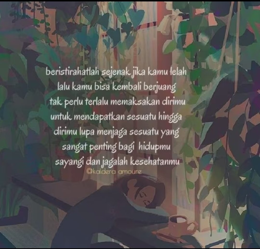 Rd_Rini's tweet photo. Bumi terus berputar, waktu terus berlalu. Berhenti sejenak untuk menyapa diri sendiri, peluk dia. https://t.co/PnDosRnaij