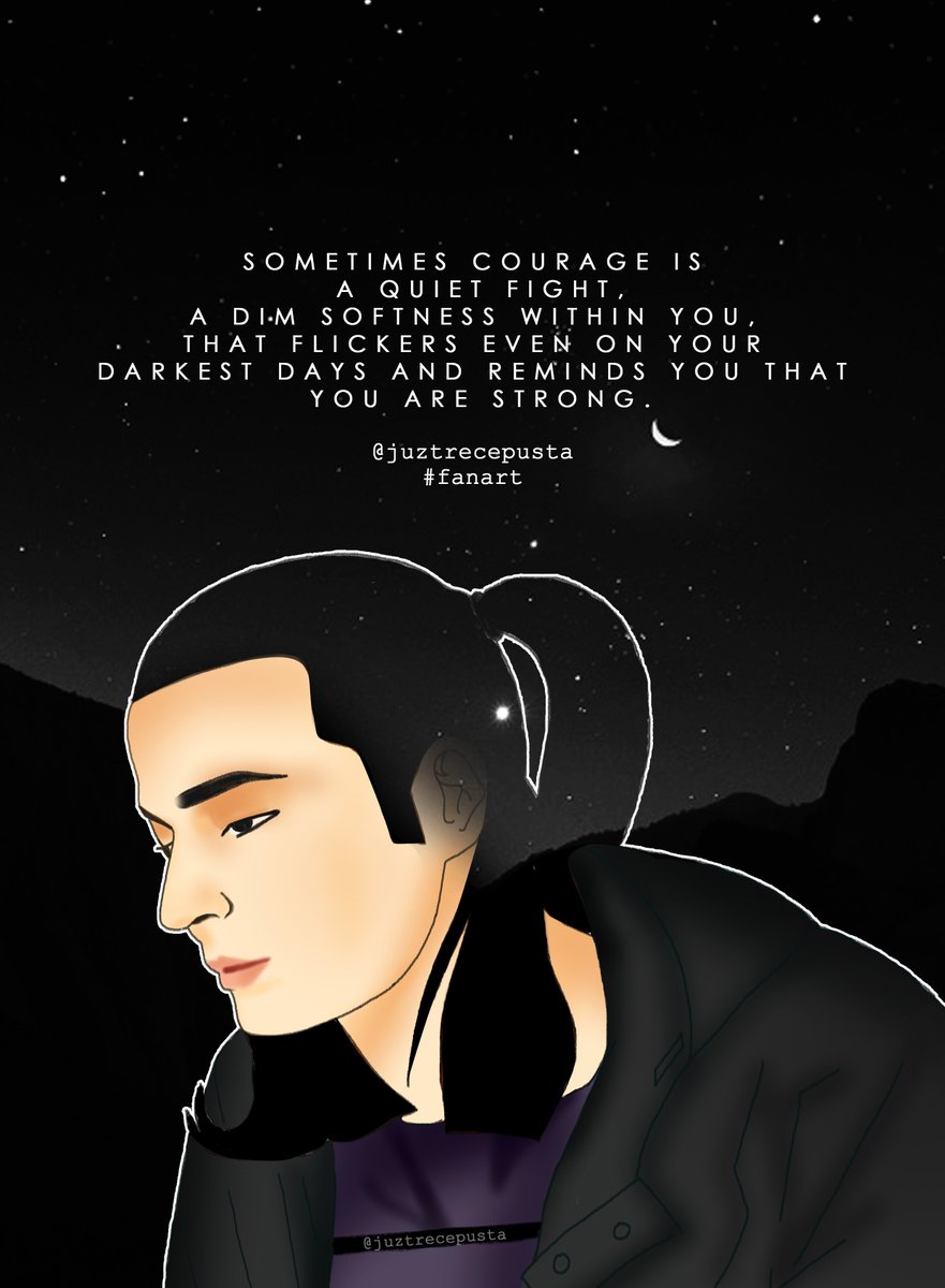juztrecepusta's tweet photo. ---
Sometimes courage is a quiet fight.
A dim softness within you, that flickers even on your darkest days and reminds you that you are strong. π₯°
@Recepusofficial
#recepusta #fanart #aesthetic #vectorpaint #juztrecepusta https://t.co/MZIeOKQFa5