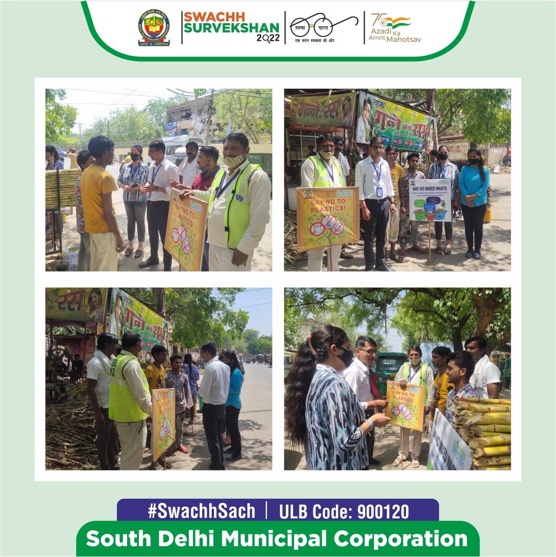 MCD_Delhi's tweet photo. Team EESL performing IEC activity on Segregation of Waste and Say No to SUP at Tilak Nagar 13 s West Zone .

#SwachhSurvekshan2022SDMC
#AzadiKaAmritMahotsav
#swachhsurvekshan2022
#MyCleanIndia
#GarbageFreeCity
#swachhsurvekshan2022sdmc
@SwachhBharatGov
@SwachSurvekshan https://t.co/SLZyAEqE6i