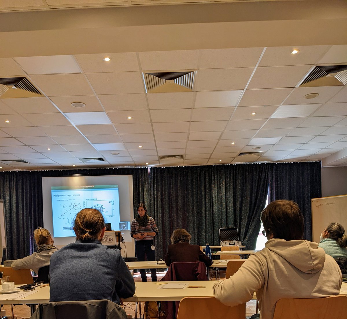 1078Sfb's tweet image. Our first session is ongoing, including talks about #viroporins, #influenza proton channels &amp;amp; #ultrafastDynamics

@1078Sfb #Retreat