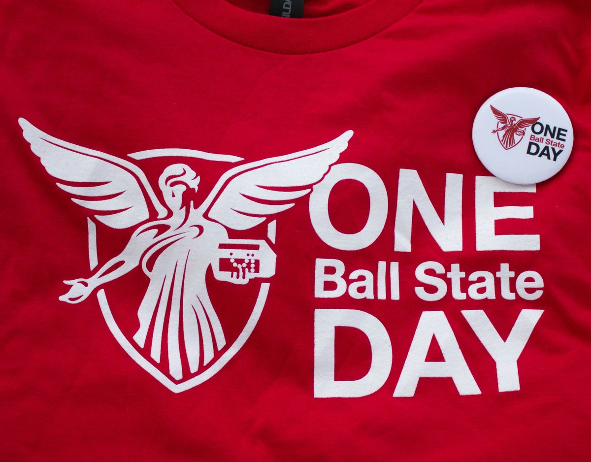 BSU_StudyAbroad's tweet photo. It's #OneBallState day! We are rocking our cardinal red and ready to raise funds for study abroad scholarships 🌎Join us at: https://t.co/Dzp9YbQUkA https://t.co/cKfX7UCHOr