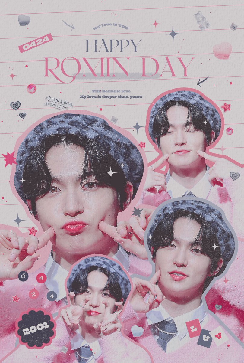 ROMIN424_COM's tweet photo. ･ﾟ✧*:･ﾟ✧ ʜᴀᴘᴘʏ ʀᴏᴍɪɴ ᴅᴀʏ ･ﾟ✧*:･ﾟ✧

로민이의 스물두살 생일을 맞이하여
생일 카페 이벤트를 진행합니다💕

ᰔᩚ 레이지앤코
ᰔᩚ 𝟶𝟺.𝟸𝟹 - 𝟶𝟺.𝟸𝟺

#우리_롬타민의_탄신일을_축하해주세용
#HAPPY_ROMTAMIN_DAY
#엘라스트 #ELAST #로민 #ROMIN https://t.co/xy1e49tw4k