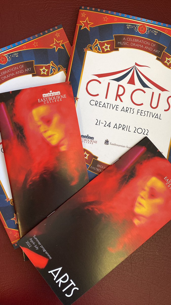 Great to pop into @EastbourneVS this morning - thank you for the warm welcome, for taking our brochures and for helping to promote CIRCUS - a creative arts festival @EBCollegeLife 21-24 April eastbourniansociety.org/forthcoming-ev…