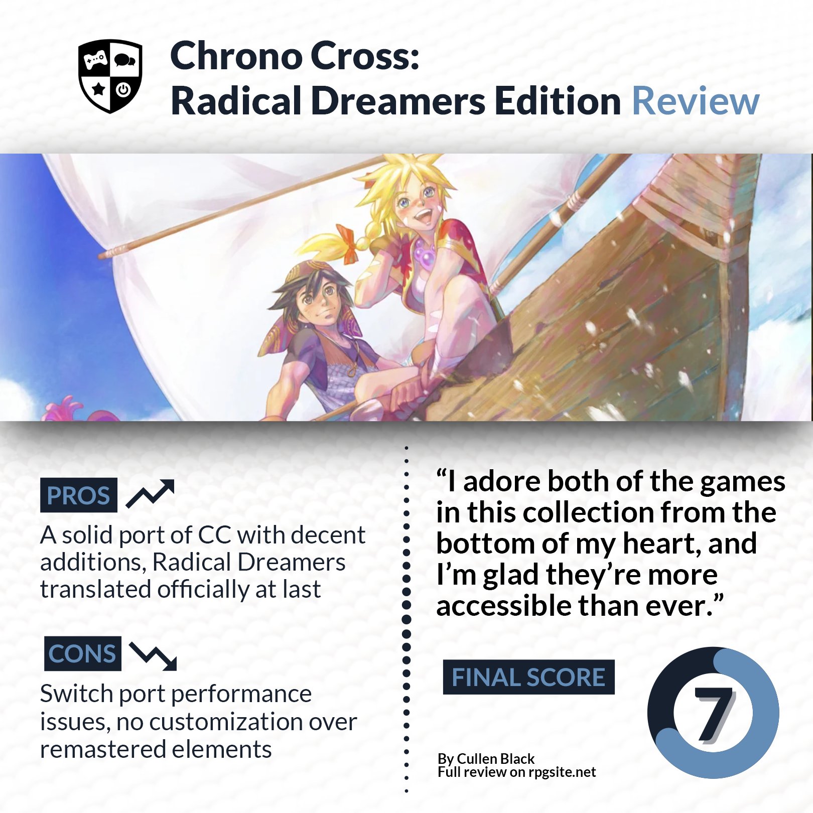 Chrono Cross: The Radical Dreamers Edition Review Scores Are In