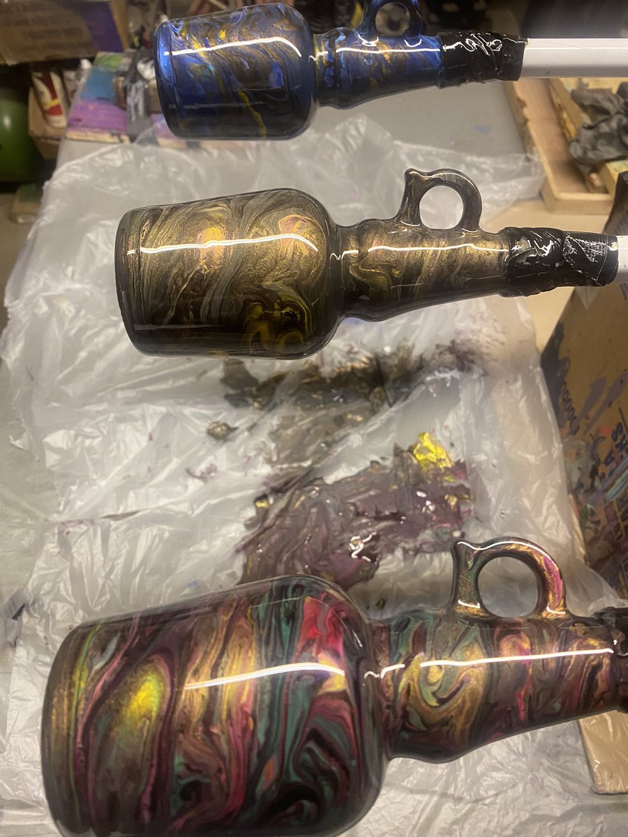 doctordabs420's tweet photo. Some new small jug bubblers I made look ๐ sick!!! ๐ฟ๐ฅ๐จ๐ค #hightimes #skunk #kush #haze #cannabis #CannabisNews #bong #custombong #dabs #doctordabs https://t.co/3oghPlTLdi