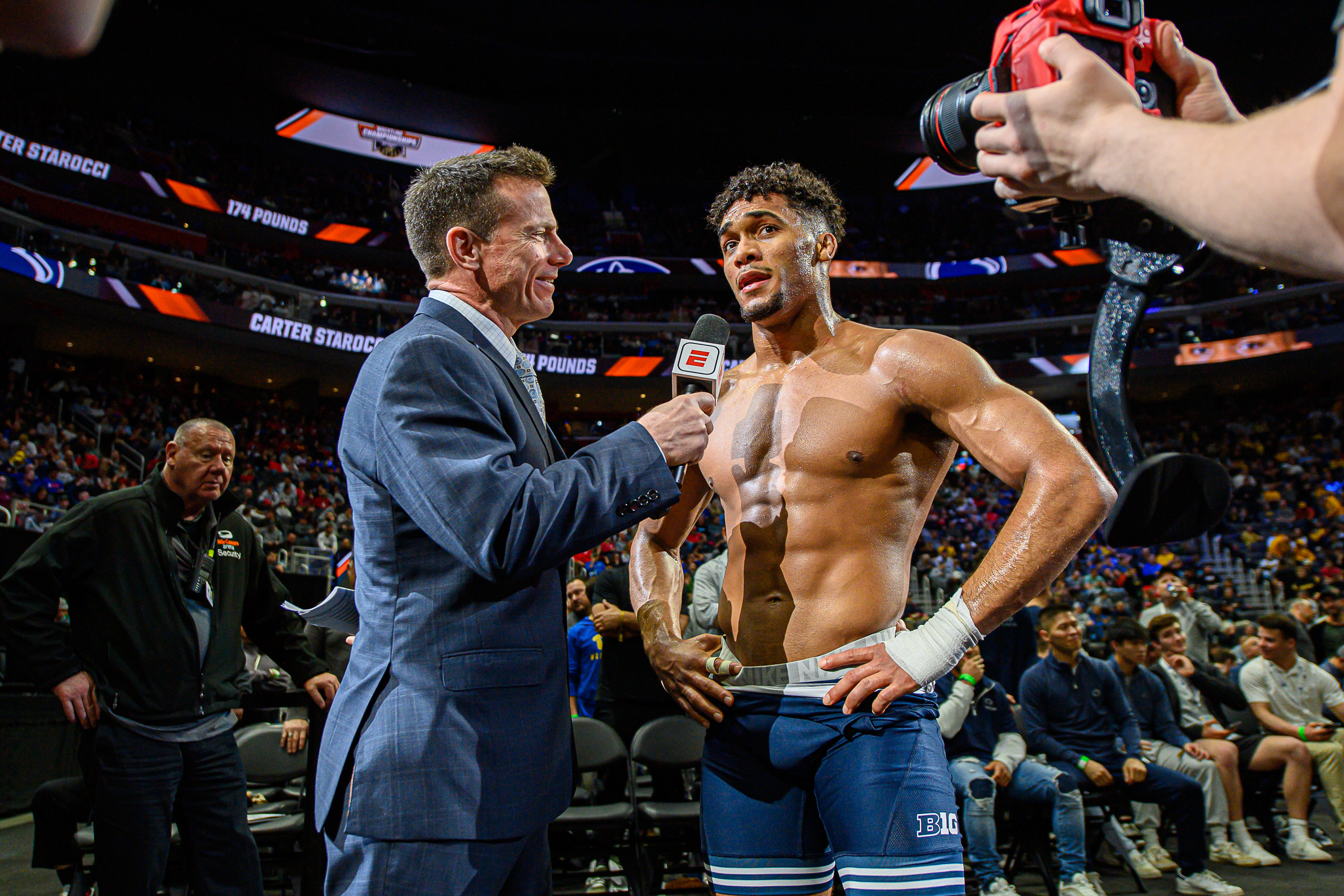 Penn State WRESTLING on X: "CHAMPION SPOTLIGHT // Carter Starocci - So. -  Erie, Pa. - Cathedral Prep // 2X NCAA Champion & All-American, 174 // 23-0  this year; 37-2 career //