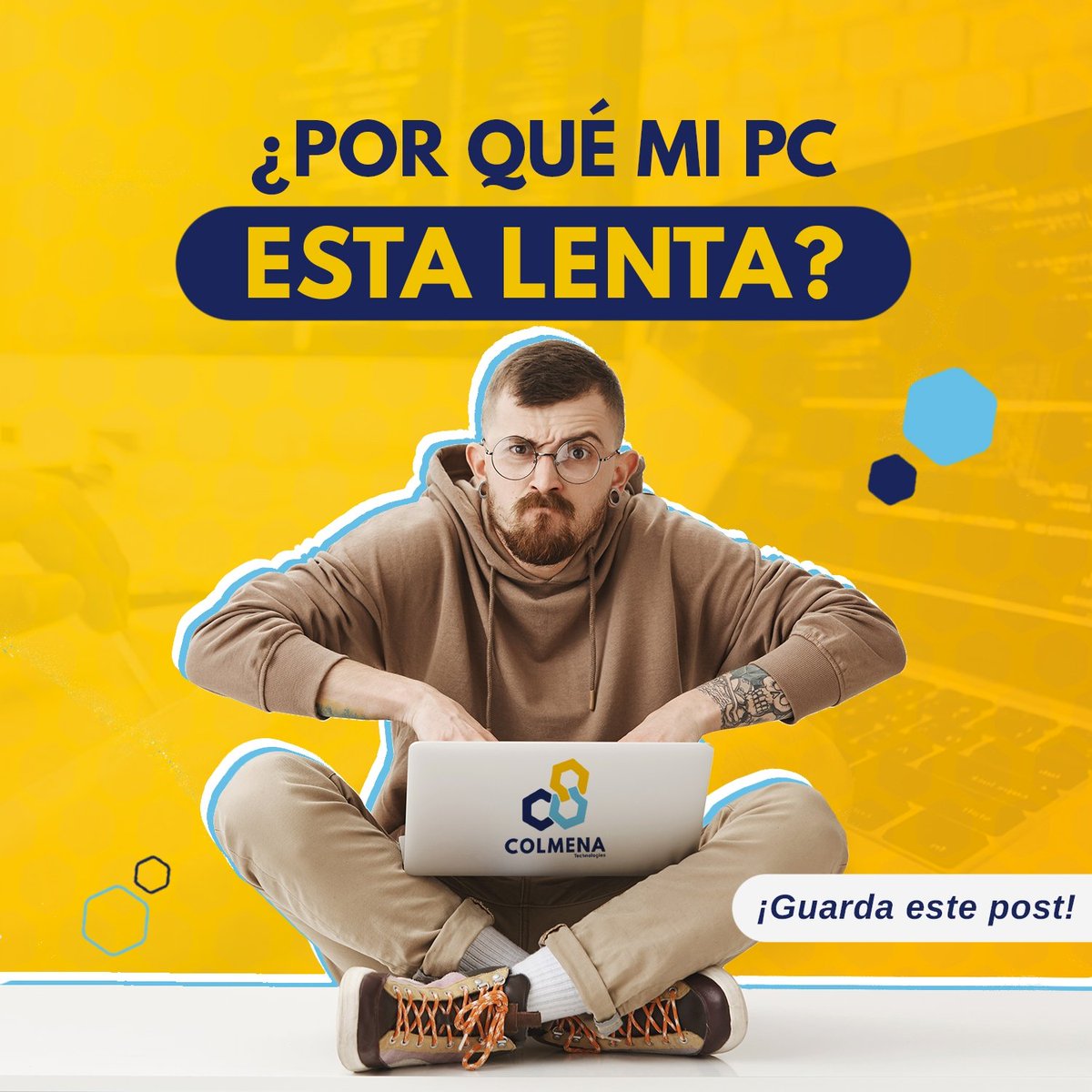 Colmenatech's tweet image. Las computadoras de su empresa son la herramienta de trabajo más importante y pierden estabilidad por falta de mantenimiento. 

Le podemos ayudar y así puedas descansar de dolores de cabeza. 

#computadoras #mantenimiento #serviciotecnico #B2B #soportetecnico #teamwork