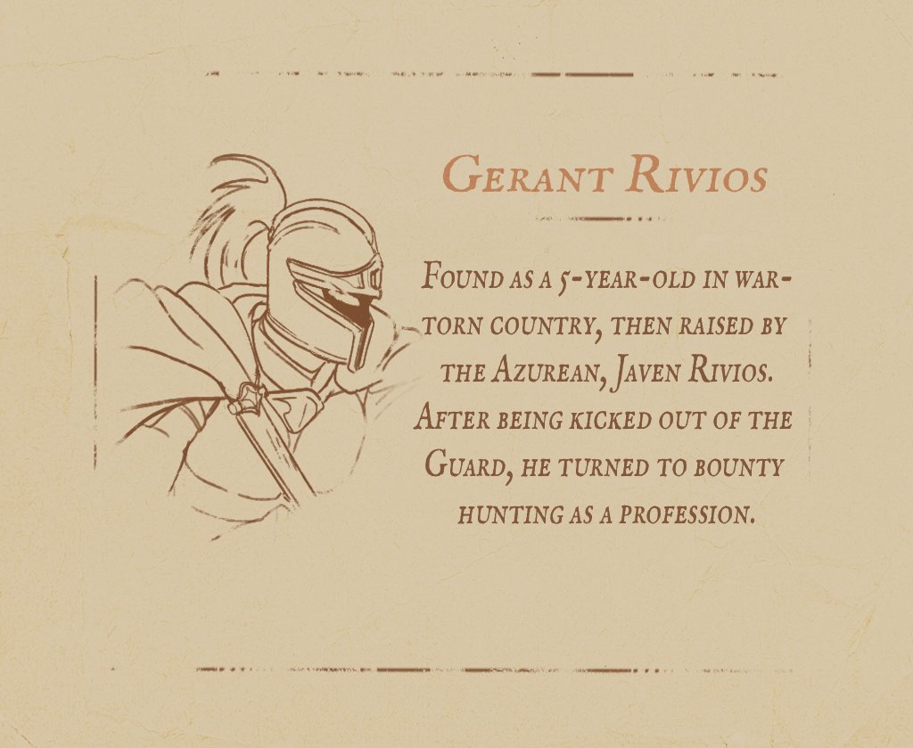CrescentArcania's tweet photo. A bit about the main character for Crescent Arcania, A western fantasy rpg #lore #gamedev https://t.co/VDfpm04yb5