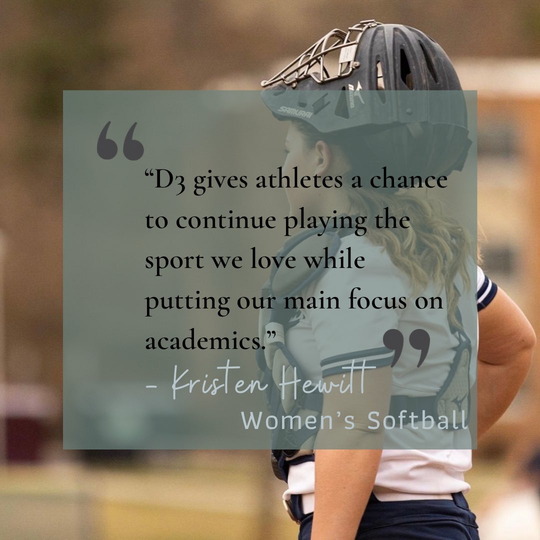 Day 2 of D3 week!🥎 #WhyD3 #d3week 

<a href="/PSAltoonaLions/">Penn State Altoona Athletics</a> <a href="/psuasoftball/">PSUA Softball</a> <a href="/AMCCsports/">AMCC Sports</a>