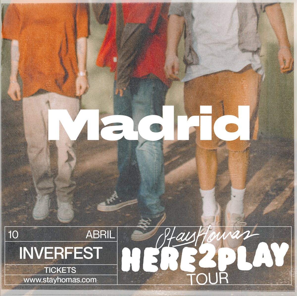 MADRID que nos vemos este domingo en el <a href="/Inverfest/">Inverfest</a>!!!!! ❤️🔥🤙🏼🧳

🎟 entradas aquí inverfest.com/evento/stay-ho…