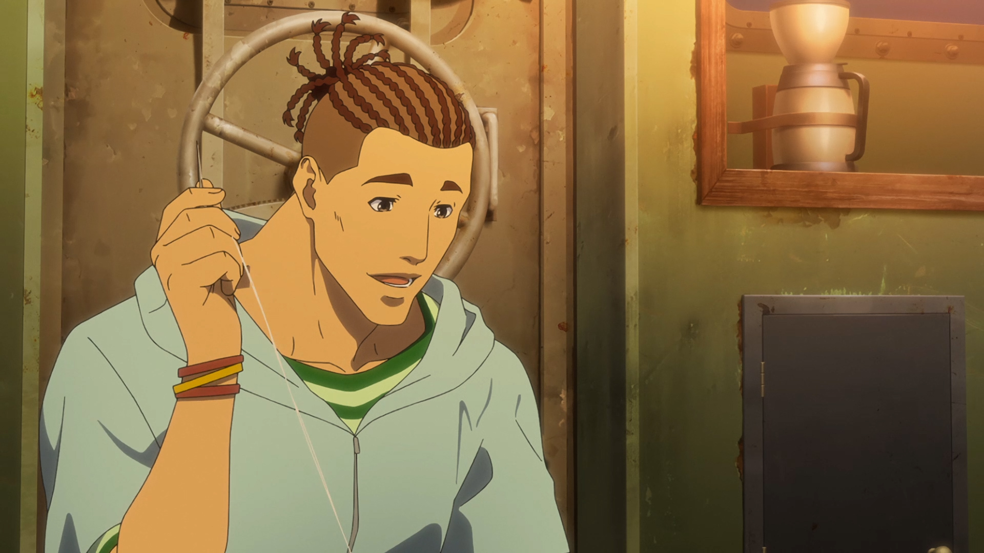 羽多野渉 公式 映画 バブル で声を担当させていただいたオオサワをご紹介 とても温厚なキャラクターで チームのお母さん的な役割です Twitter