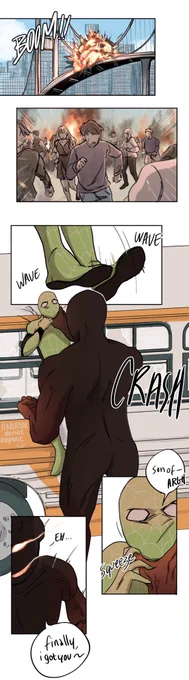 sakuatsu spiderman au part 5 (1) - rescue mission : failed 