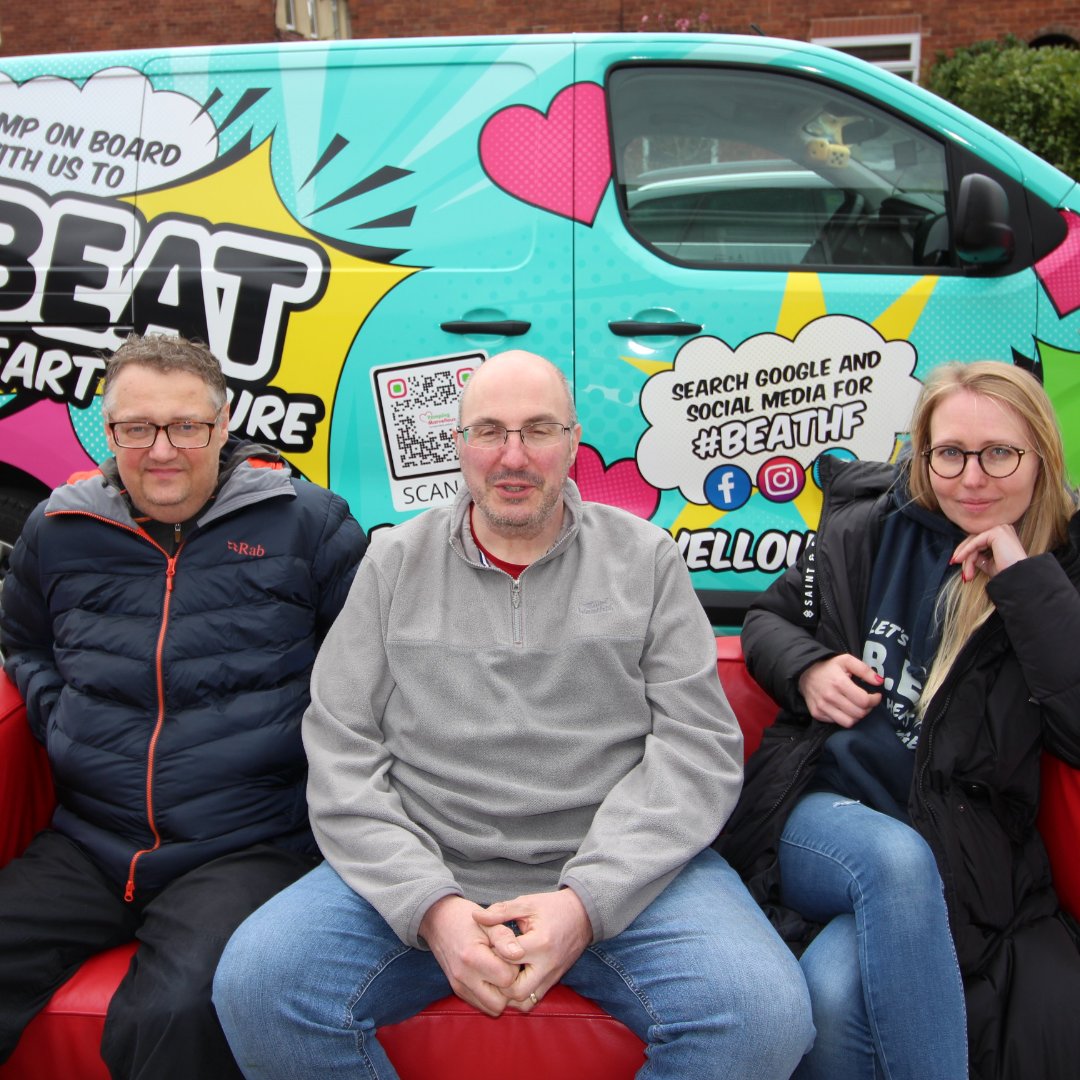 TeamBEATie's tweet photo. My second stop yesterday was in Nottingham to visit Dan and Dave, two of our fantastic patient educators.

They are brilliant ambassadors for the charity who often volunteer their time to advocate for Pumping Marvellous. 

It was great to see them both #TalkingAboutHeartFailure https://t.co/X5D0JbjGRh