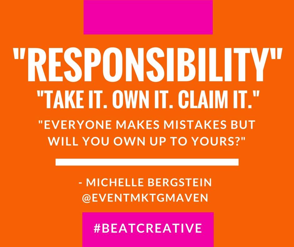 BeatCreative's tweet photo. TAKE IT. OWN IT. CLAIM IT. #tiptuesday #eventindustry https://t.co/32XzfFbUsO