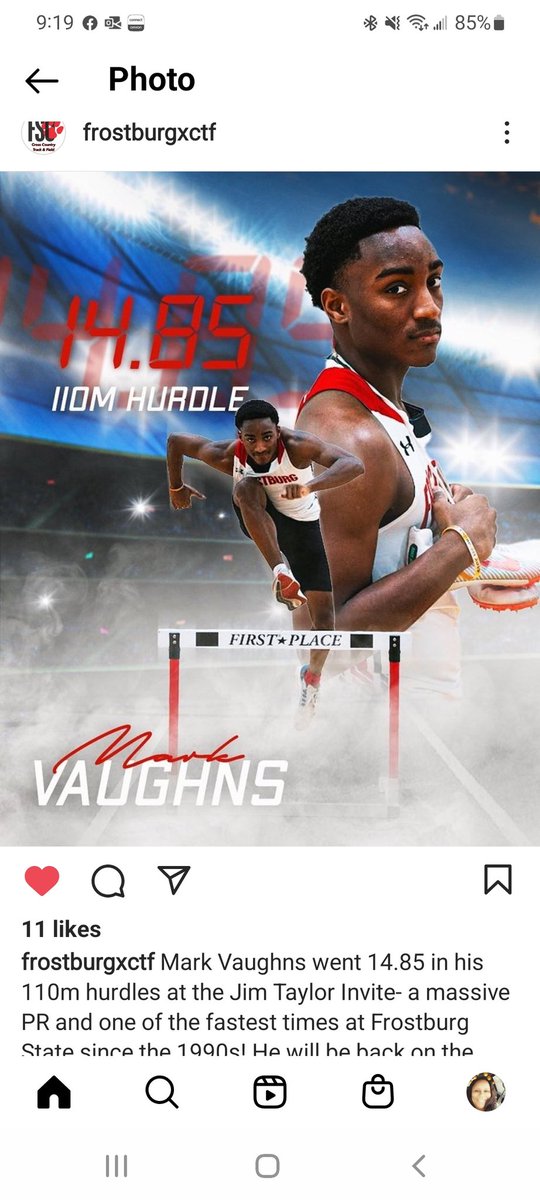 He COMIN....💨💨💨
Dats my SON!! ❤️❤️💪🏾💪🏾
<a href="/FrostburgXCTF/">Frostburg XC/TF</a>
<a href="/frostburgsports/">Frostburg State Athletics</a>
<a href="/TJ_Track_Field_/">TJ Track & Field</a>
<a href="/TJHSXC1/">TJ Cross Country</a> 
<a href="/Bigmark182/">Mark Vaughns Jr.</a>
#trackandfield
#frostburgstate
#scholarathlete
#NCraised