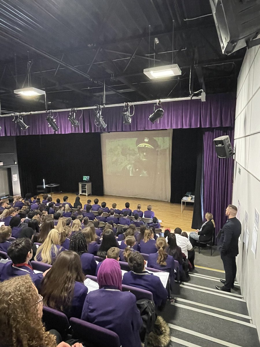 Year 8 enjoying a screening of Macbeth on a Tuesday afternoon!