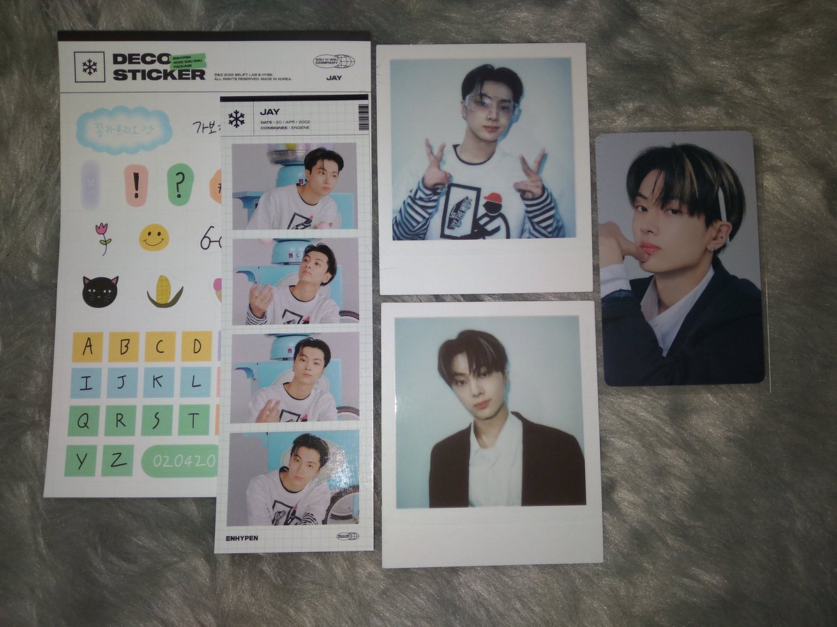 cayenne_kart's tweet photo. wts lfb
Enhypen Ggu Ggu 2022
Onhand and ready to ship

Member set [NRPC, instant photo (2 pcs), deco sticker, filmstrip]

260 each

🔖enhypen jungwon heeseung jay jake sunghoon sunoo ni-ki

mop:gcash/bank transfer
mod:jnt/ggx
loc:pangasinan
#cayenne_kart https://t.co/rdHPlU16At