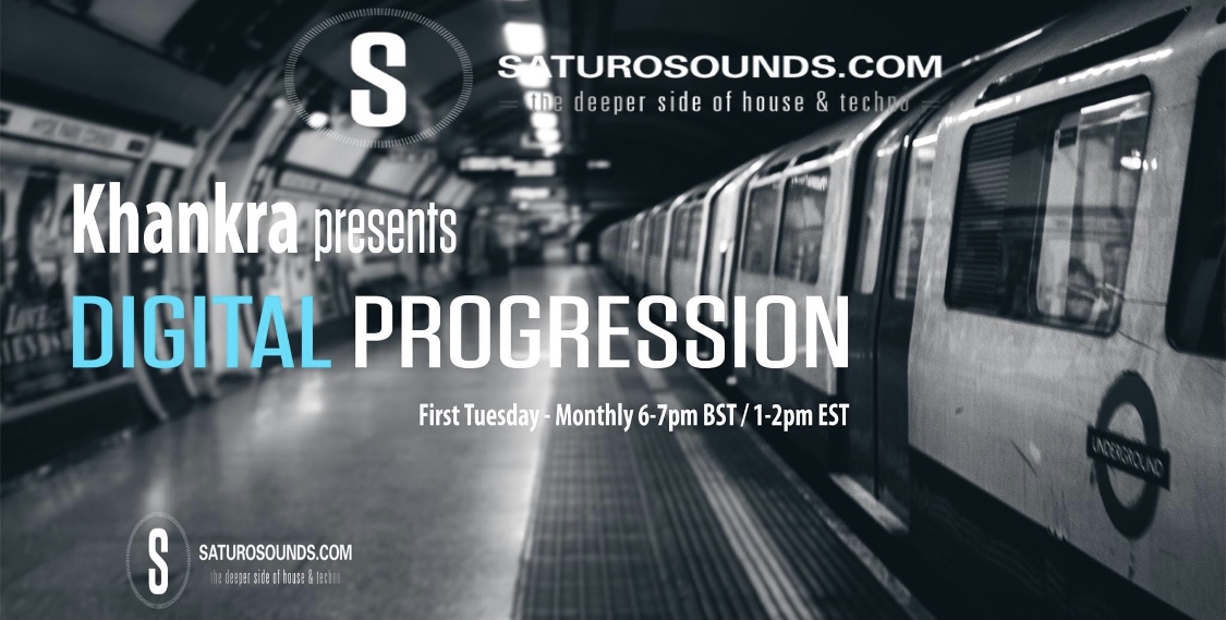 SaturoSounds's tweet photo. Digital Progression w/ Khankra kicking off @ 6p UK | 1p NY | 10a LA @ https://t.co/3nsFVvsIVv | @tunein | Saturo Sounds App @GooglePlay or @AppStore #TheDeeperSideOfHouseAndTechno #SaturoSound https://t.co/Nv6LvIpXDA