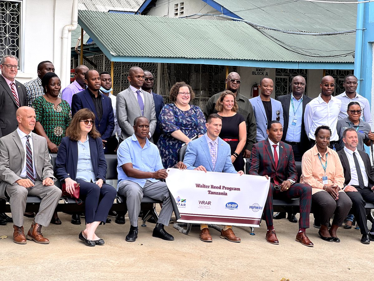NIMRMbeya's tweet photo. WRAIR Commander Chad Koenig visit @NIMRMbeya 🇹🇿 and met our committed team in #vaccinetrials and state-of-the-art accredited #Safety and #TB Labs
We appreciate our long-standing partnership with @wrair in research studies #AFRICOS #RV456 #RV217 @MHRP_Tanzania @PEPFAR @NNtinginya https://t.co/6zAlHzYnx6