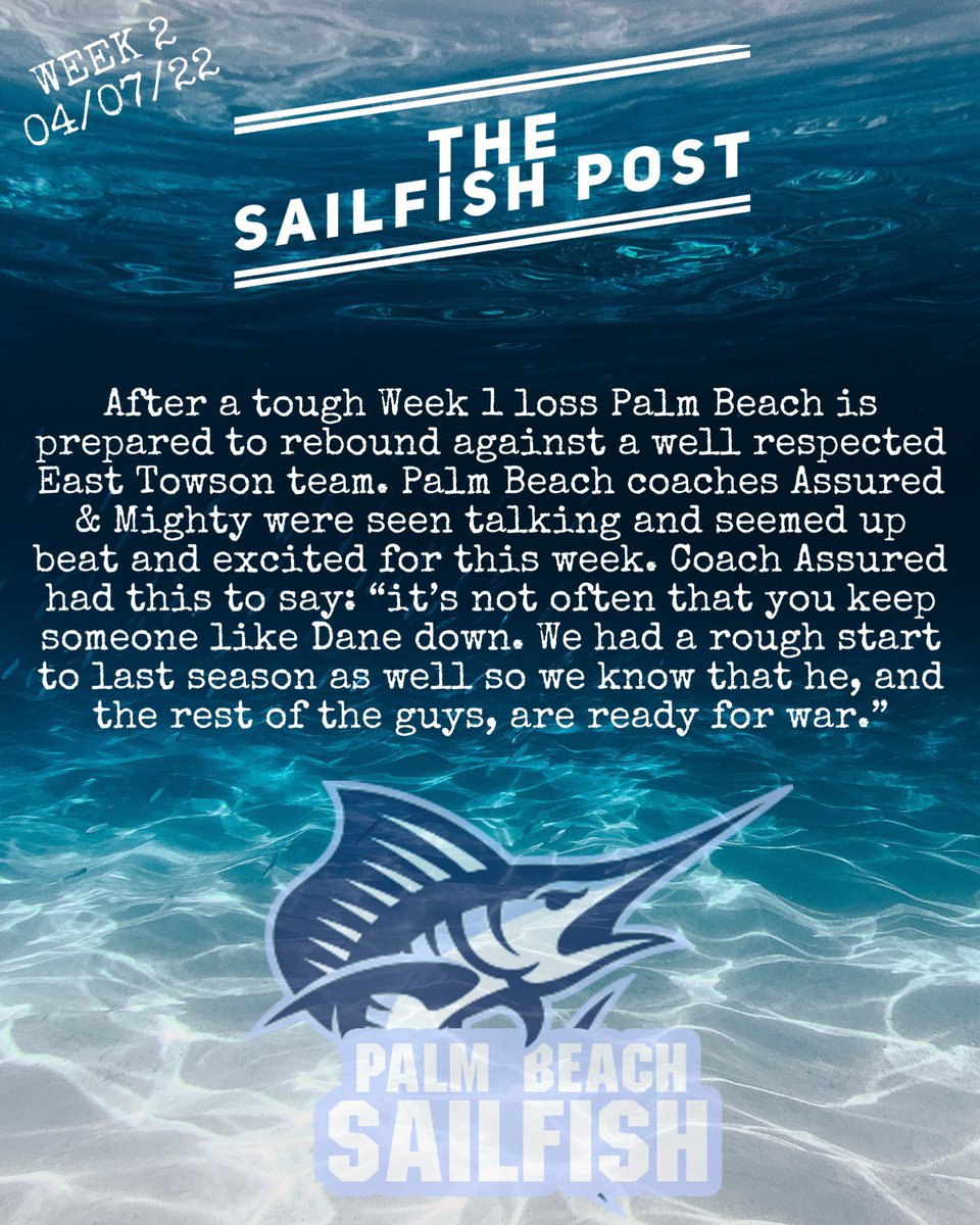 Week 2, time to rebound. 

<a href="/ECFL_21/">E.C.F.L.</a> 

#ECFLS3W2