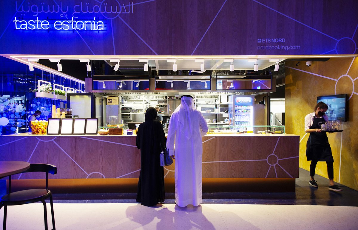 Good Estonian food will remain in Dubai!
Our pavilion partner, ventilation equipment manufacturer ETS NORD AS, in partnership with Carmen Catering, is behind our hugely popular Taste Estonia restaurant in the pavilion. They now plan to open their own in Dubai in the autumn. #UAE