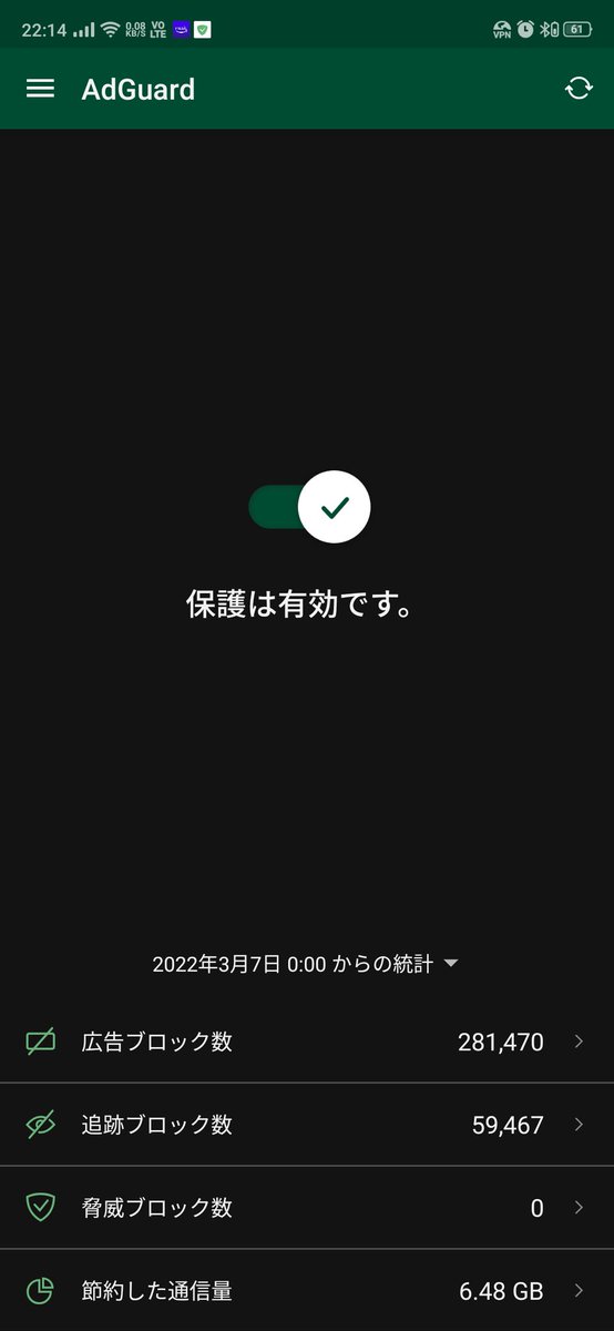 PlzReturnMoney's tweet photo. 普通にブラウジングしてるだけで7ギガ/月も消費されている。広告除去サブスクのやったほうが結果お得なのかも。 https://t.co/vtg792Wxeb
