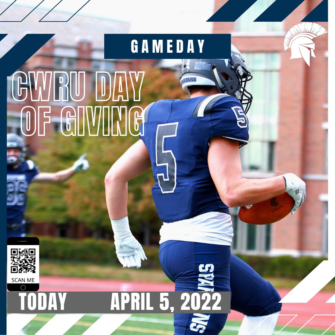 Today is the CWRU Day of Giving! So far we have raised $551 with 13 donors. Our goal is to reach $10,000 and have 200+ donors. Please consider donating and reposting! Also be sure to select football as your designation. Link below: 

givecampus.com/schools/CaseWe…