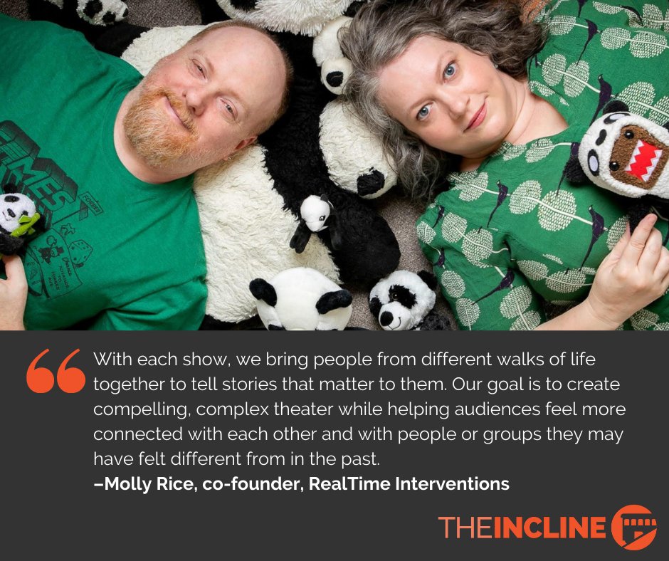 theinclinepgh's tweet photo. Today's Locals to Know features Molly and Rusty of RealTime Interventions, "the best theater company that nobody in town's heard of." Check it out in this morning's Incline or on our site:
https://t.co/iSlN4ReVAp https://t.co/4plBi10cum