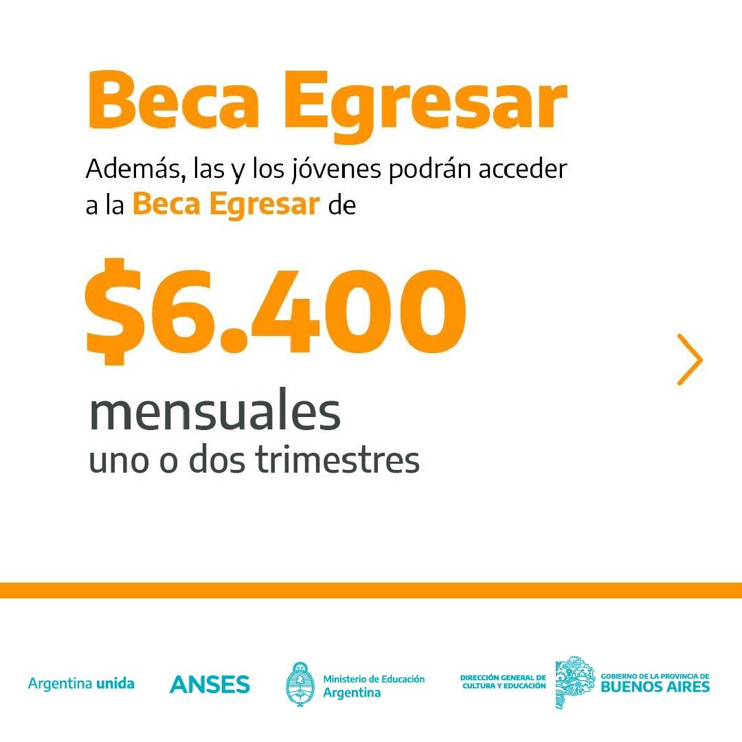 BAeducacion's tweet photo. Hasta el 7 de abril podés inscribirte en el programa #Egresar.
Si tenés entre 18 y 25 años, cursaste la secundaria entre 2016 y 2020 y te quedaron materias pendientes, te acompañamos para rendirlas y terminar el nivel.
Terminar los estudios es tu derecho 👨🎓
#ProyectáTuFuturo https://t.co/UpUuedk3xO