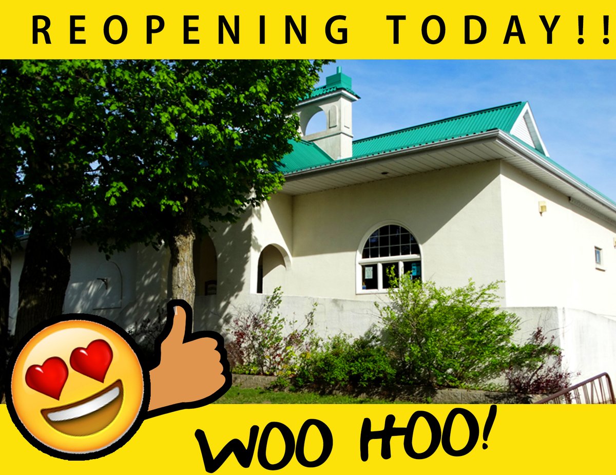 SpringwaterLib's tweet image. Minesing Branch reopens today for the first time since the original COVID lockdowns - come in and say hi! Hours on Tuesdays 10am-5pm, Thursdays 1pm-7pm