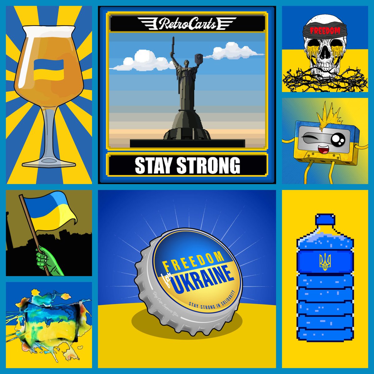 digi_caps's tweet photo. PLEASE CONTINUE TO SUPPORT UKRAINE 🇺🇦

We had a successful first week supporting Ukraine with this collection of NFTs.

I would love to see our contributions continue. 

https://t.co/mNZk42vYIL

Please read on 👇🏼👇🏼👇🏼

#NFT #NFTCommunity
https://t.co/N4OStCLkgD https://t.co/97LxpcKAyc