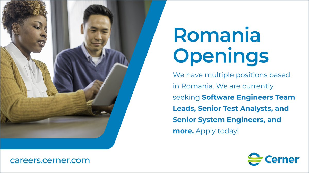 By joining Cerner, you will have the ability to make an impact with the Physicians and Nurses that use Cerner’s systems. We have multiple positions available and currently have a Senior Test Analyst role open. Explore our careers site and apply today! careers.cerner.com/job/87217BR