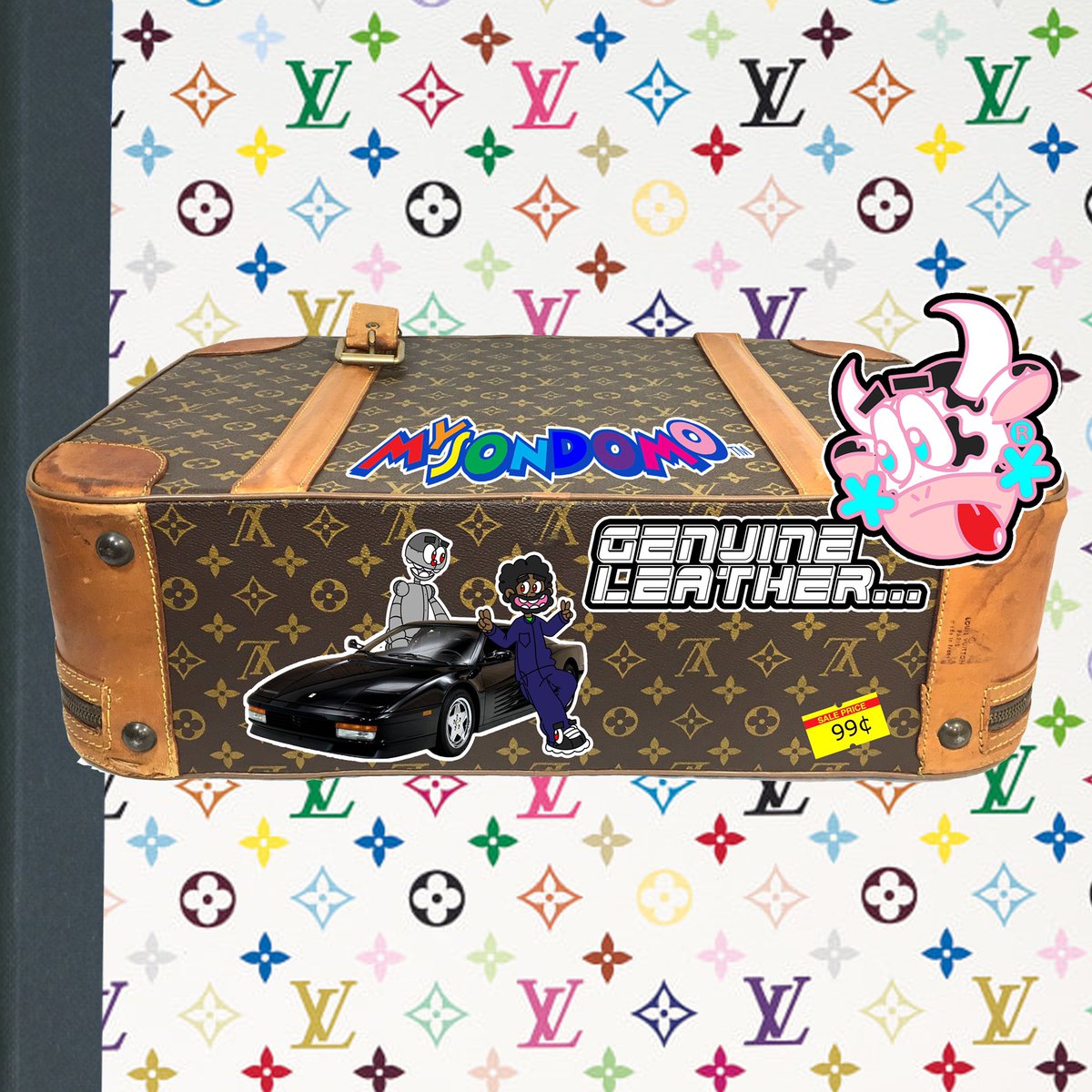 mysondomo's tweet photo. MYSONDOMO™️ &amp; @LouisVuitton (Concept) “Genuine Leather USDA” #krushworld #LouisVuitton https://t.co/52G241Q0wE