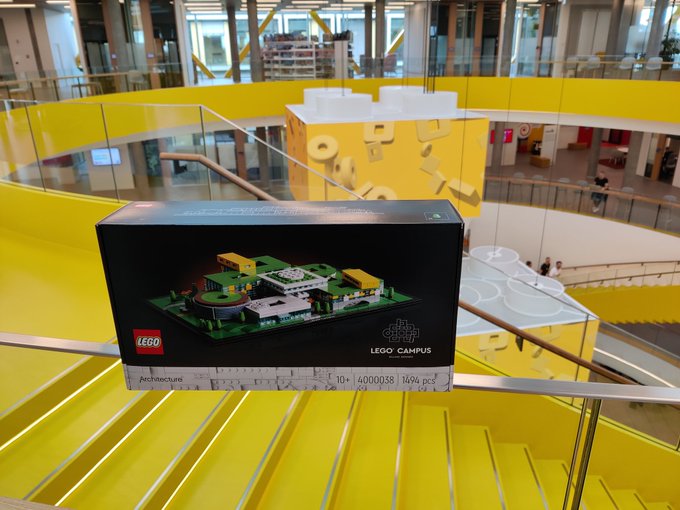 tin Høring Dekoration LEGO Campus Architecture (4000038) set given out to LEGO Employees at new  campus opening - Jay's Brick Blog