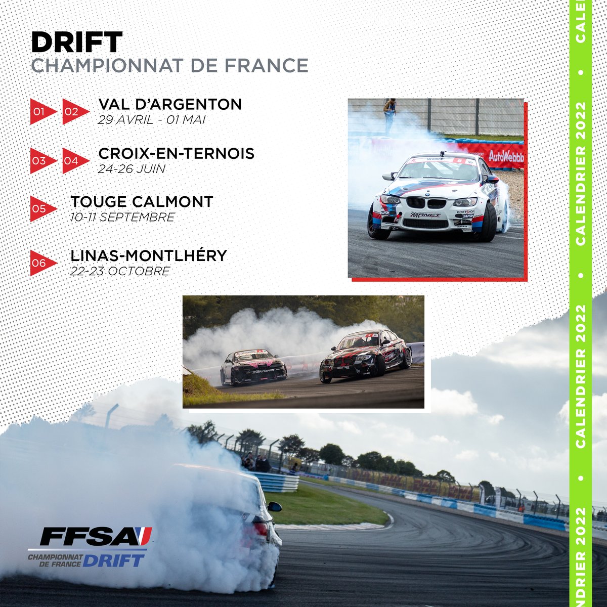 Calendrier ffsa 2023