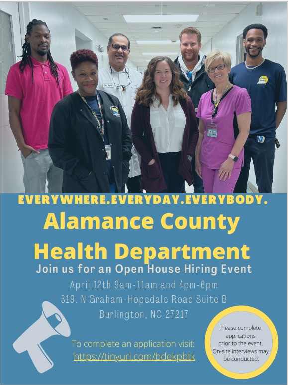 Alamance Health Dept tweet media