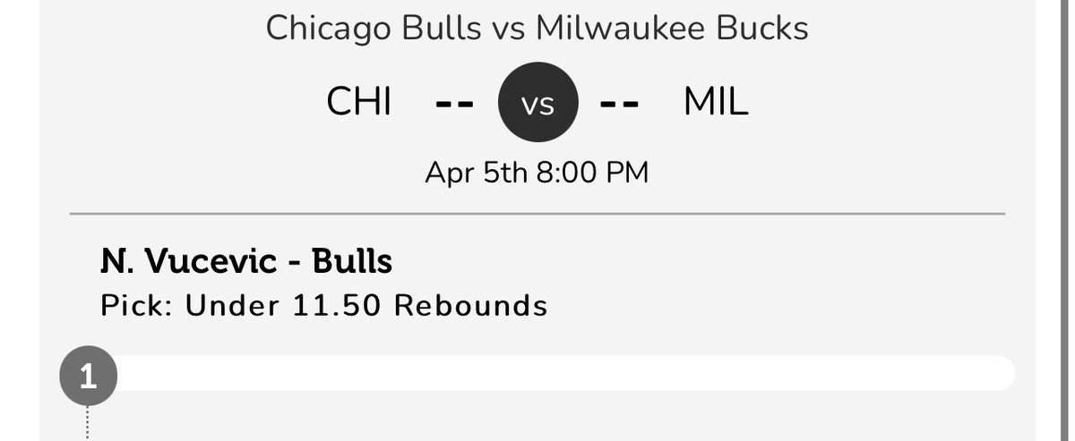 Kingpinprize's tweet photo. 2-0 this month, going for the 3rd Twitter fav play of the day today here with Vuc UNDER 11.5 rebounds. Look at the value here on Parlay play compared to this 9.5 on sleeper! He stays under 12 and we’re good 🤑#FindingValue All links to here… https://t.co/CIwwTDetCo https://t.co/96SSmkO6C1
