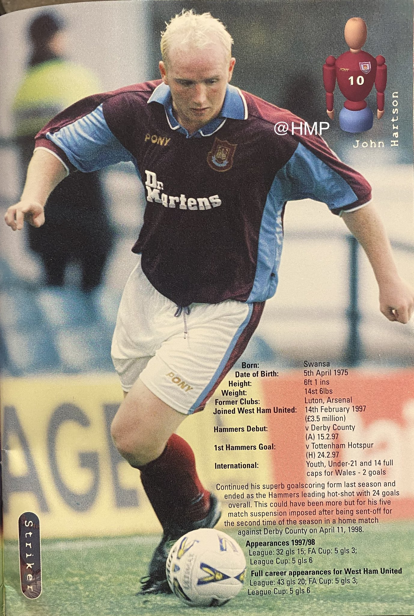 Happy 47th Birthday to John Hartson, 
many happy returns hope u have a great day!         