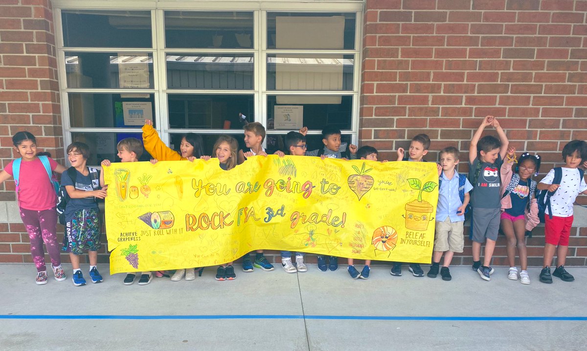 MsSchwartzman's tweet photo. Good luck to all of the Third Graders taking their first FSA today! You’re going to do amazing, we’re all cheering for you! https://t.co/ymq1l5J9dE