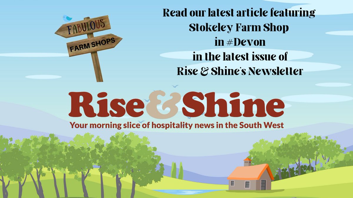 FabFarmShops's tweet photo. Read our latest article, featuring @StokeleyFS in the latest issue of Rise & Shine's #Newsletter
https://t.co/J0JqEkEMVC
#StokeleyFarmShop #Devon #FarmShopGuide #FarmShopDirectory
#FabulousFarmShops #FarmShop #DevonFarmShops #RiseandShine #breadandbuttermedia @BreadButterNews https://t.co/9rv0CVo2wC