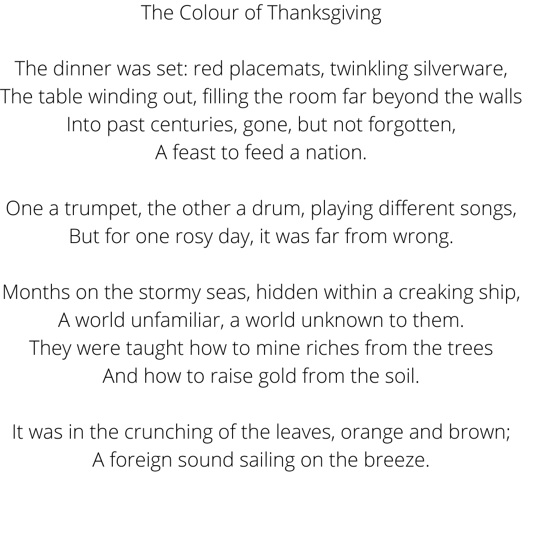 LitWorks's tweet photo. The only way to begin this #YoungWritersWeek is by celebrating our very own former Mayflower 400 Young City Laureate for Plymouth @hollyepeters. We're sharing Holly's 1st commission with you - 'The Colour of Thanksgiving' - Enjoy! https://t.co/tbCN3XtQAx