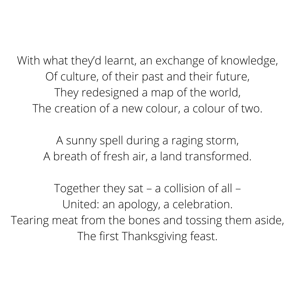 LitWorks's tweet photo. The only way to begin this #YoungWritersWeek is by celebrating our very own former Mayflower 400 Young City Laureate for Plymouth @hollyepeters. We're sharing Holly's 1st commission with you - 'The Colour of Thanksgiving' - Enjoy! https://t.co/tbCN3XtQAx