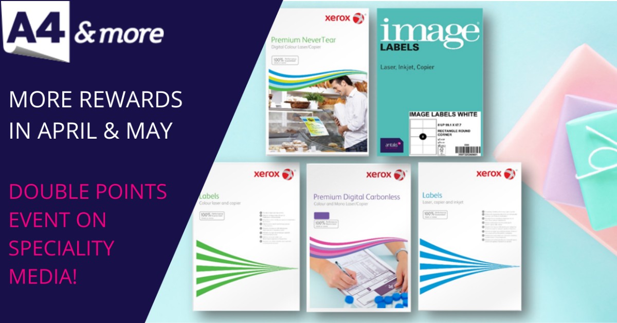 Antalis_UK's tweet photo. Are you missing out? Purchase your speciality media products from Antalis in April &amp; May and earn double points on the A4&amp;more loyalty scheme 🌟

Find out if you’re eligible and register here!
https://t.co/Zp2vudbbQ7 https://t.co/gbZJL8MlYt