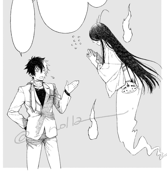 描きながら女の子(女の子カウントして良いか分からんが)と居る肥前君かわいいな…と思った。 