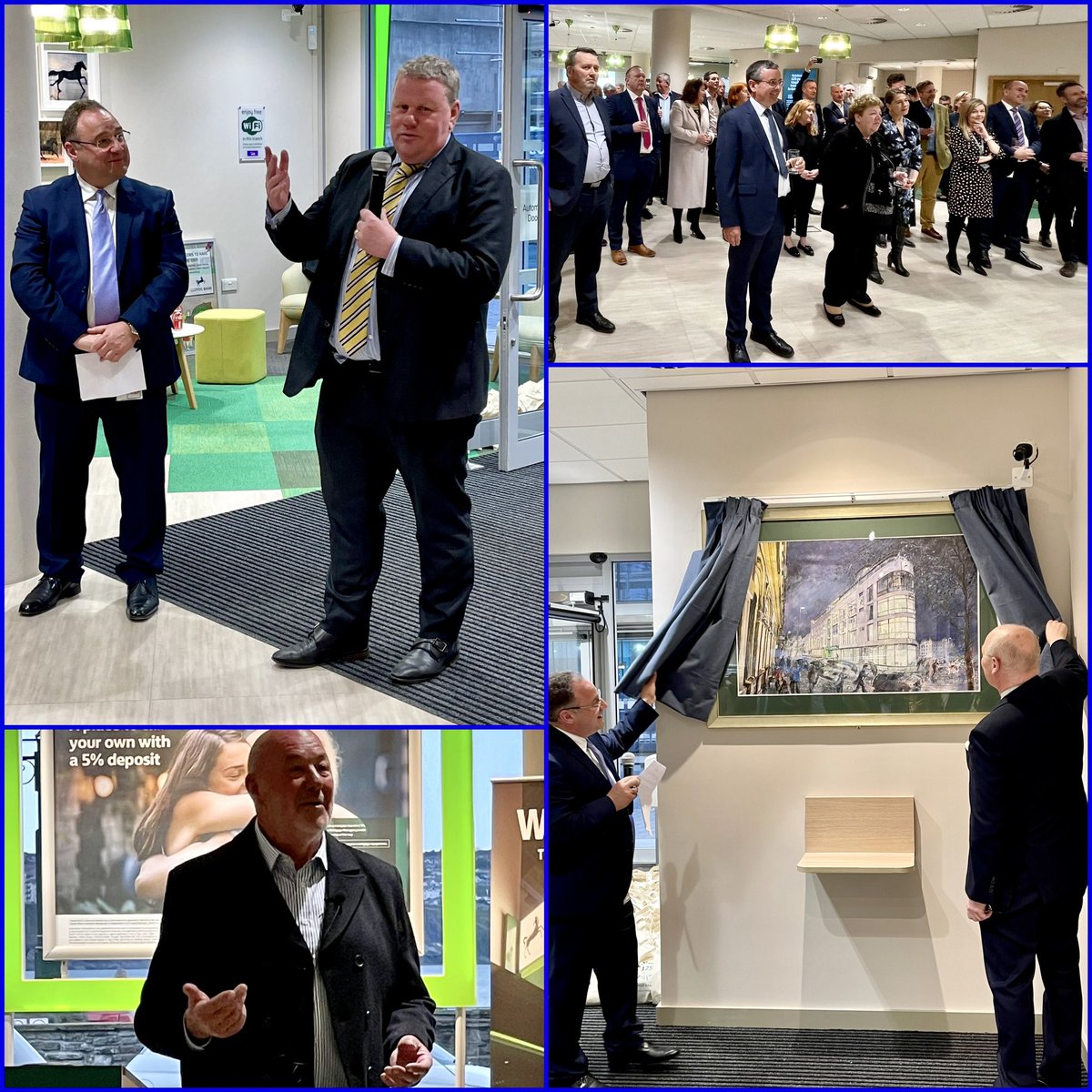 Lloyds Bank International celebrated 125 years on the Isle of Man with a fun reception that included speeches by Peter Reid , CEO Alasdair Gardner, Leigh Morris from the Manx Wildlife Trust and artist Ian Coulson. We all very much enjoyed the unveiling of Ian’s stunning painting.