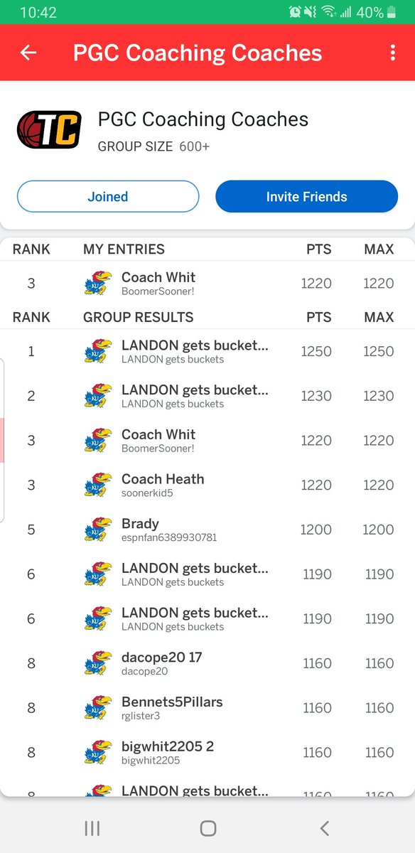 WhitcombWorld's tweet photo. @PGCbasketball Fingers crossed I get 🥈 because the people ahead of me are the same person!!🤞🤞🤞 https://t.co/v2aECAjcCz