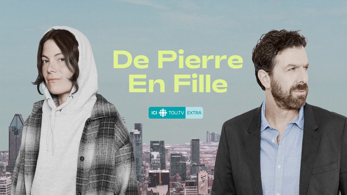 La première fiction écrite par Julianne Côté met en scène une relation père fille, où l’imagination occupe une grande place et génère toutes sortes d’aventures. 

« De Pierre en fille » est en ligne en exclusivité sur <a href="/icitoutv/">ICI Tou.tv</a> EXTRA dès aujourd'hui!
rc.ca/SN0vP5