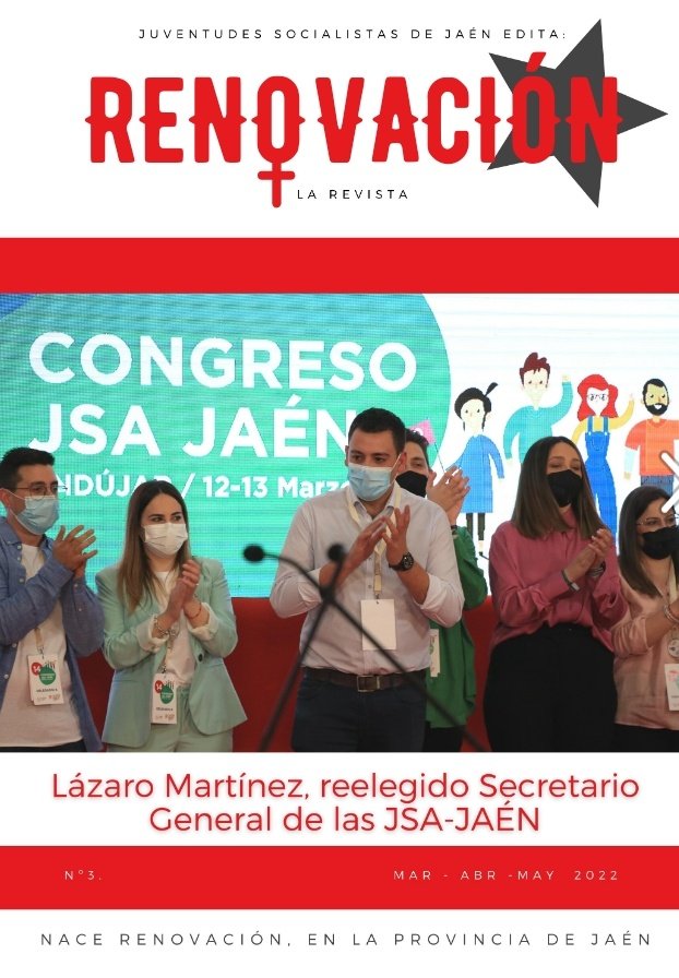 📰RENOVACIÓN N°3

🖋Ve la luz nuestro nuevo número de la revista Renovación recogiendo la actividad provincial de las JSA-Jaén estos últimos tres meses. 

📲Te adjuntamos el enlace para que no te pierdas nada ⬇️⬇️
issuu.com/jsajaen/docs/r…